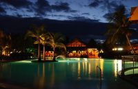 Pool by night of the Hotel CASA MARINA BEACH - Sosua - Dominican Republic